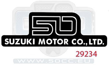 Dekal Suzuki K50 Sida Kåpa 1975-78