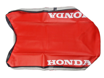 Sadelklädsel Honda MT5 / MT8 röd långdyna (2P)  1988-89