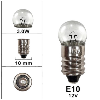 Glödlampa E10 12 V 3 W
