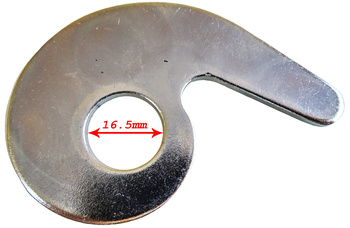 Kedjesträckare Tomos 4L / APN 16 mm hål ( vänster )