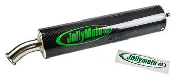 Ljuddämpare 18X250 carbon Jolly Moto