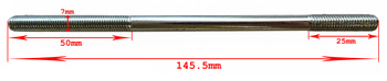 Cylinder bult M7X145 ( Zundapp / Piaggio  )