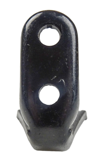 Kabelstopp med reflexfäste 25,4 mm styrlager svart