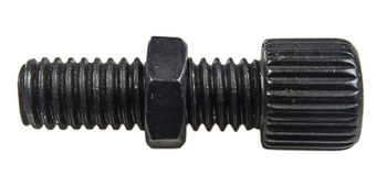 Kabelstopp med reflexfäste 25,4 mm styrlager svart