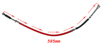 Bakbromswire Honda MB / MT5 Röd