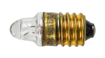 Lampa E10 1,2Volt 0,26watt 0,22 ampere