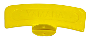 Skylt för framskärm gul Yamaha