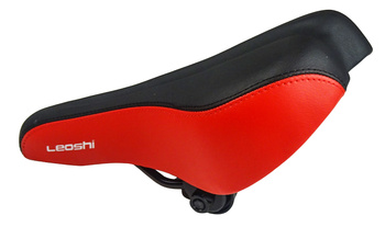 Sadel cykel Svart / röd MTB