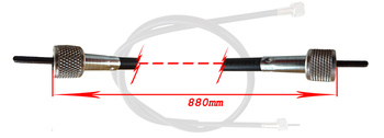 Hastighetsmätarwire Yamaha DTR std / RD50MX /RD80MX +10cm ( 88cm)