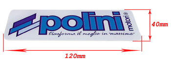 Dekal Polini 12X4cm Blue-Line