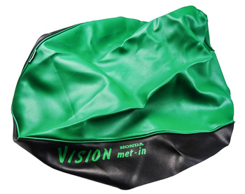 Sadelklädsel Honda Vision Met In grön / svart