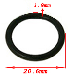O-ring 20.6x1.9 insug Honda / Kymco / Peugeot