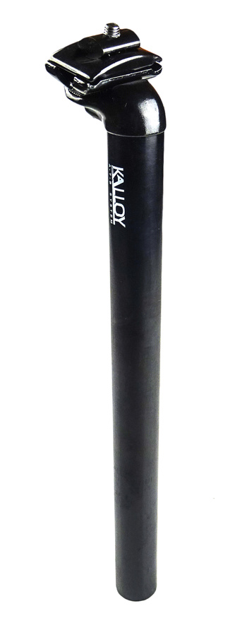 Sadelstolpe alu 29x350 mm kalloy svart