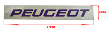 Dekal Peugeot 150mm lila