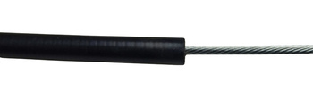 Wire frambroms Zundapp 517 +15cm  svart