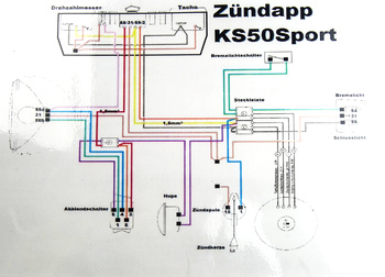 Kabelstam Zundapp  KS50 sport 17-35LB