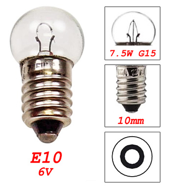 Lampa E10 6V 7.5W