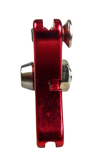 Bromstriangel frambroms RBP 1246A eloxerad röd