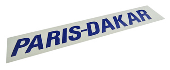 Dekal Paris Dakar blå ( Honda )
