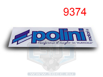 Dekal Polini 16X6cm Blue-Line