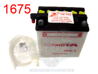 Batteri 12V-3A YB3L-A 98X54X111 MBX/MTX/NSR (utan syra)