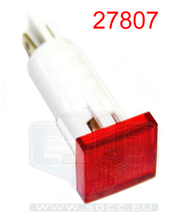 Kontroll ljus / signallampa röd Zundapp 6V 1.2W