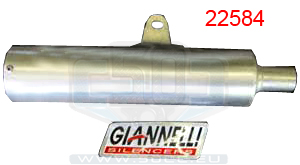 Ljuddämpare Suzuki TS50X / TS80X Giannelli aluminium