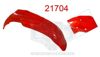 Framskärm Honda MTX50/MTX80 orange/röd