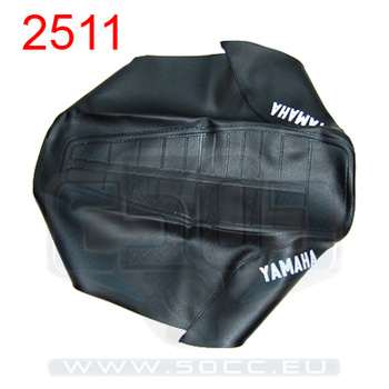 Sadelklädsel / överdrag Yamaha DT50MX / DT80MX svart (2p lång dyna )