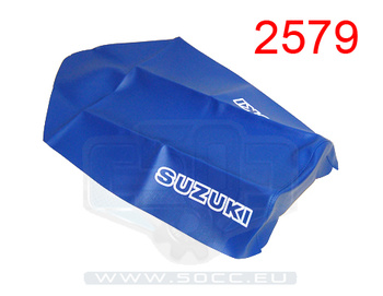 Sadelklädsel Suzuki TS50/80X blå första modellen 2 personers