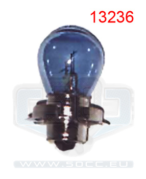 Lampa P26S 12V 20W Blå