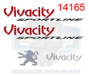 Dekal Peugeot Viva City Sport sats