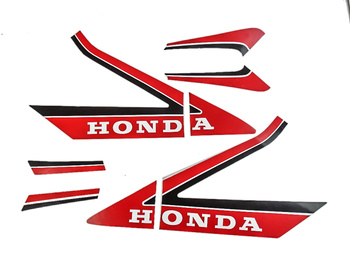 Dekal Honda MB set röd / vit