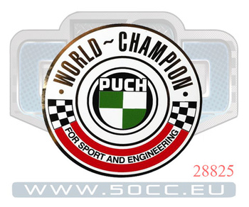 Dekal Puch Logo World Champion