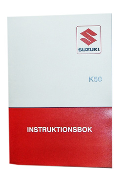 Instruktionsbok Suzuki K-50