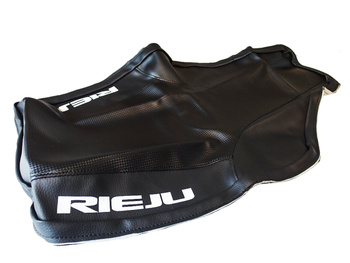 Sadelklädsel Rieju RR / Spike svart / karbon look