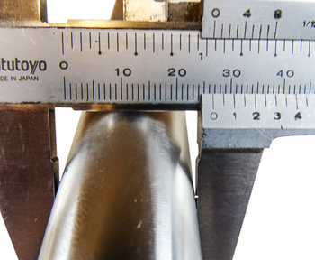 Sadelstolpe aluminium 26,6x350 mm