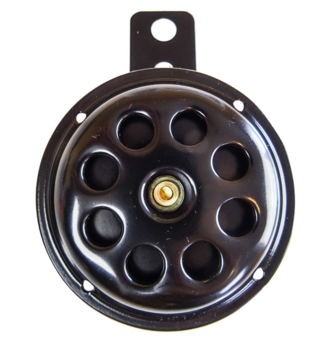 Signalhorn 6V ac med runda hål svart