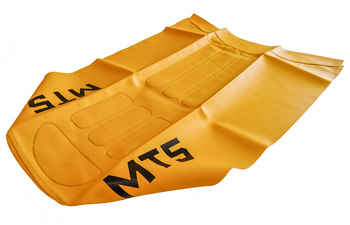 Sadelklädsel Honda MT5 / MT8 gul långdyna (2p)