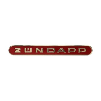 Emblem Zundapp tank guld / röd