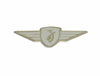 Emblem Zundapp vinge vit