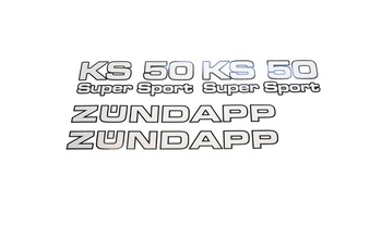 Dekal sats Zündapp KS50 Super Sport 529 1981 - 1983