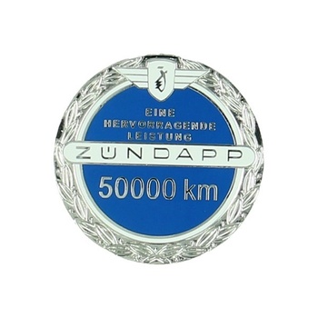 Emblem sats Zundapp 50000km