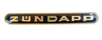 Emblem Zundapp tank guld / svart