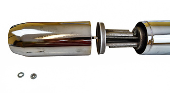 Avgassystem / Ljuddämpare Kreidler 32mm krom RS modell