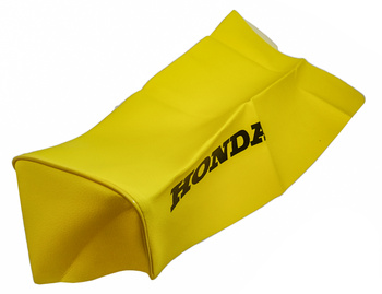 Sadelklädsel Honda MT5 / MT8 gul långdyna (2p) 1988-1989